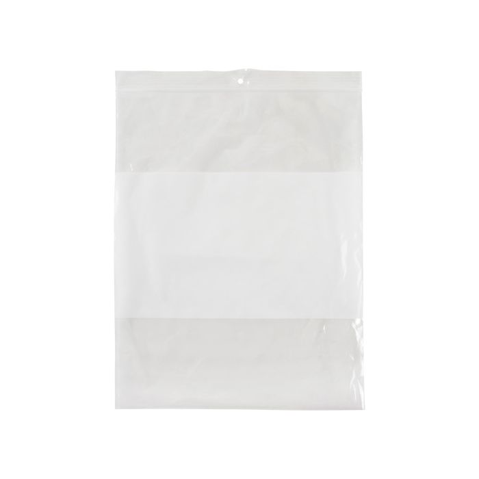 White Block Poly Bags