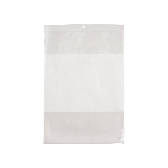 White Block Poly Bags