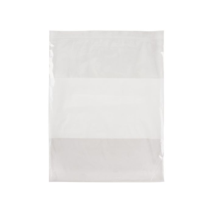 White Block Poly Bags