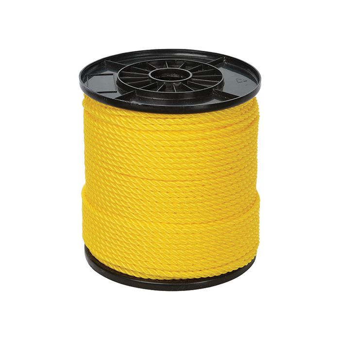 1/4" Yellow Twisted 3-Strand Rope