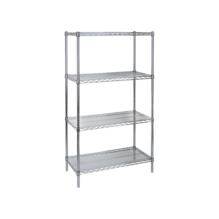 Heavy-Duty Chromate Wire Shelving