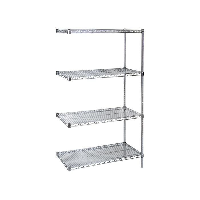 Heavy-Duty Chromate Wire Shelving