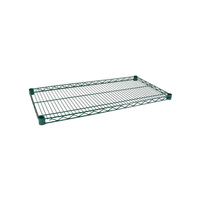 Shelf for Heavy-Duty Green Epoxy Finish Wire Shelving