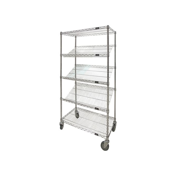 Slanted Shelf Cart