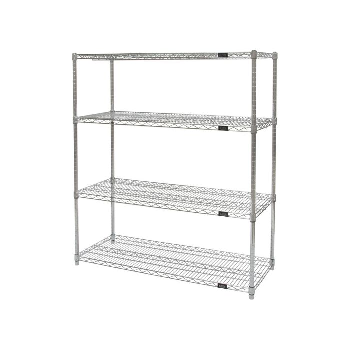 Heavy-Duty Chromate Wire Shelving