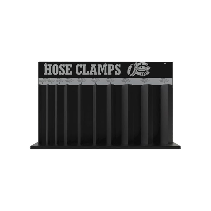 10-Loop Hose Clamp Rack