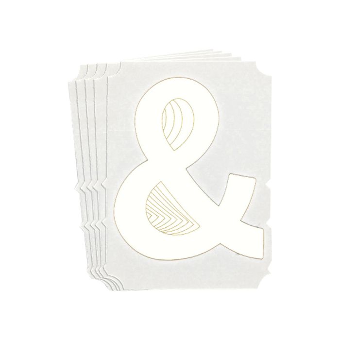 Quick-Align® Individual Gothic Number & Letter Labels