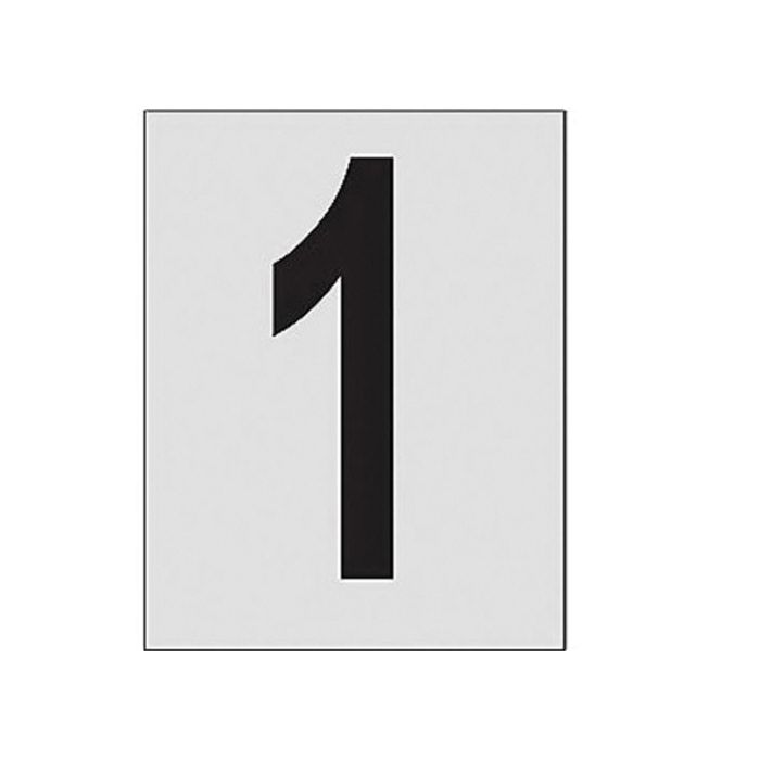 Reflective Individual Number and Letter Labels