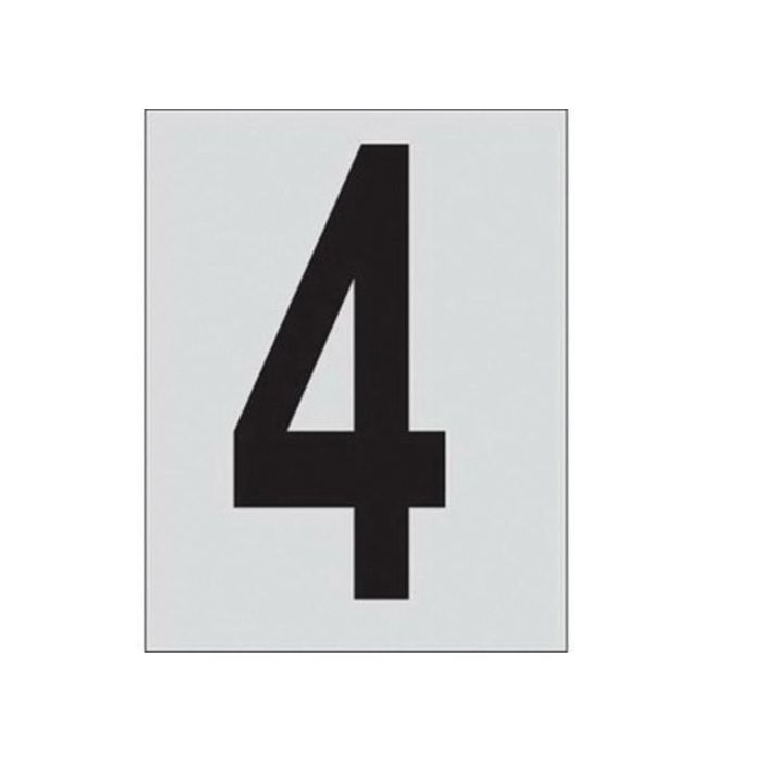Reflective Individual Number and Letter Labels