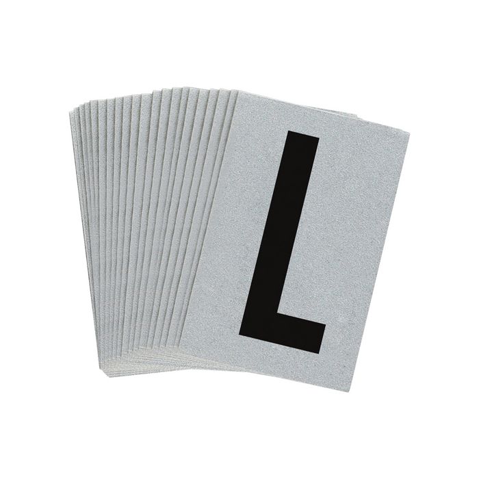 Reflective Individual Number and Letter Labels