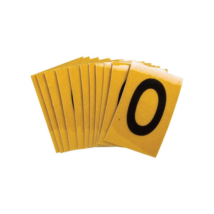 Reflective Individual Number and Letter Labels