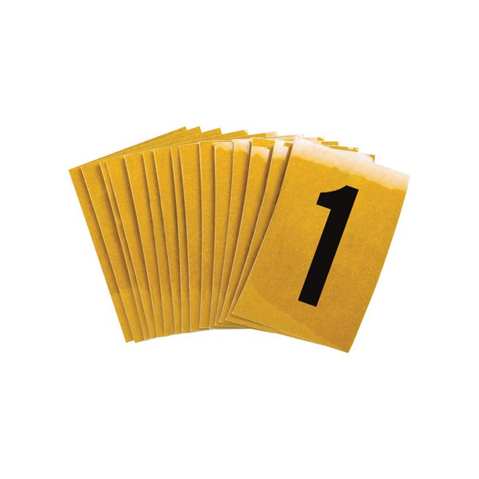 Reflective Individual Number and Letter Labels