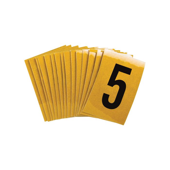 Reflective Individual Number and Letter Labels