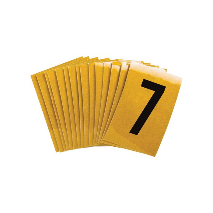 Reflective Individual Number and Letter Labels