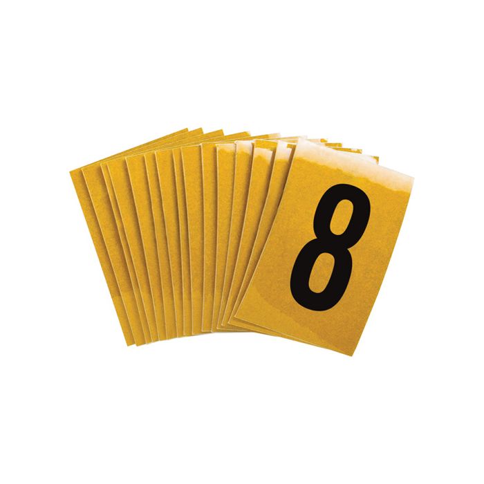 Reflective Individual Number and Letter Labels