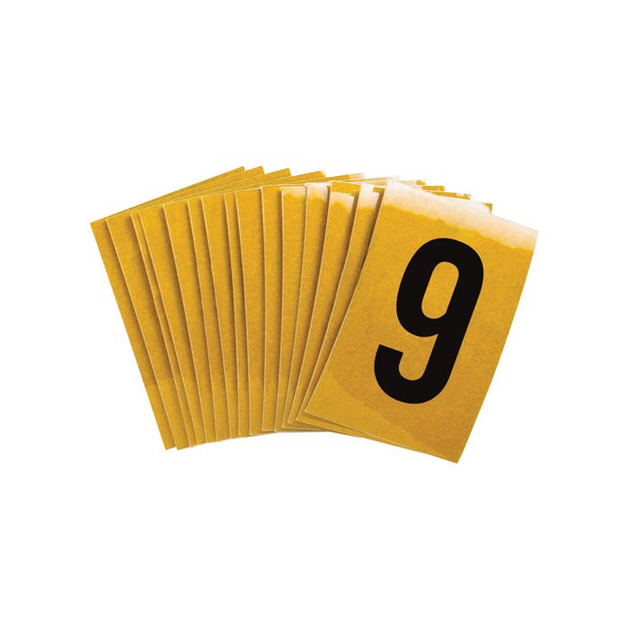 Reflective Individual Number and Letter Labels