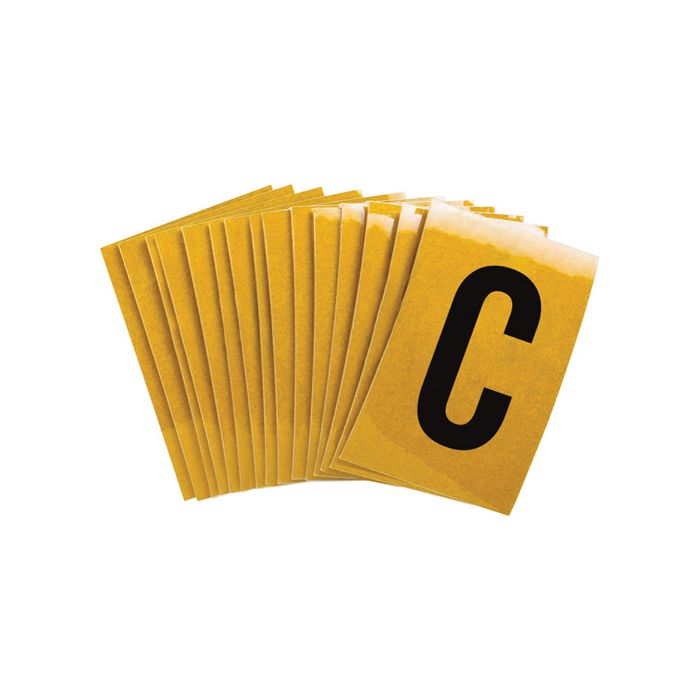 Reflective Individual Number and Letter Labels