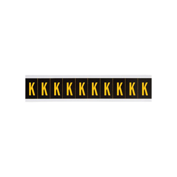 Individual Number and Letter Labels