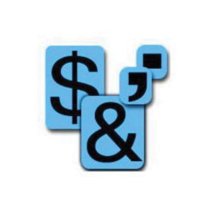 Quick-Align® Individual Number and Letter Labels