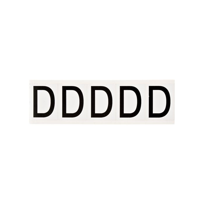 Individual Number and Letter Labels