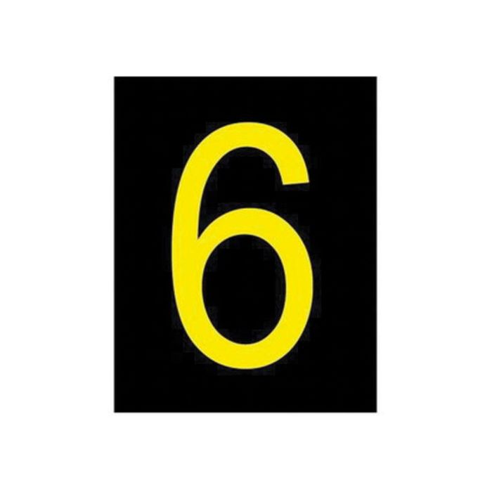 Reflective Individual Number and Letter Labels