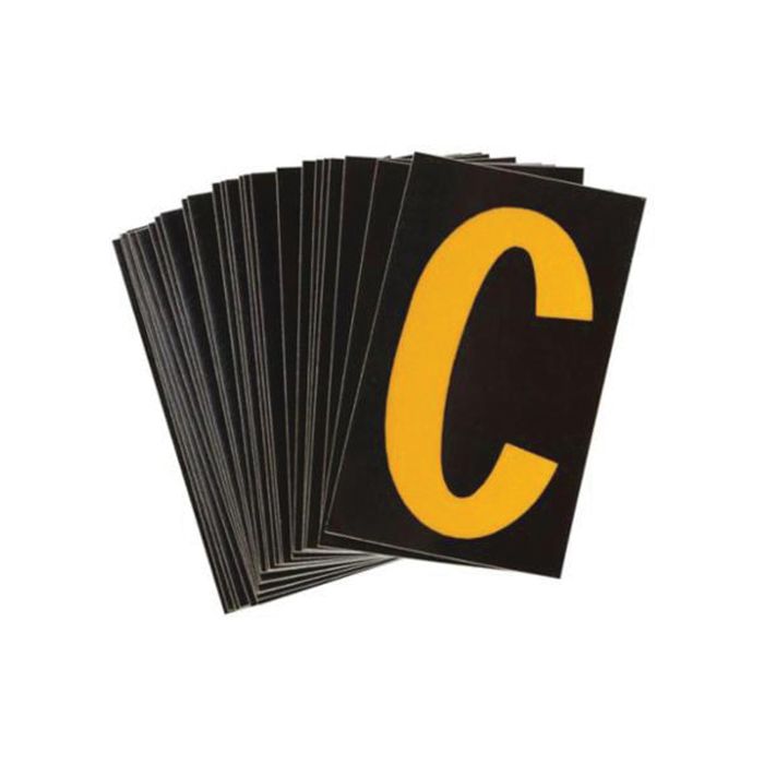 Reflective Individual Number and Letter Labels