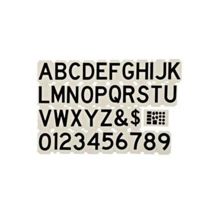 Quick-Align® Individual Gothic Labels Kit