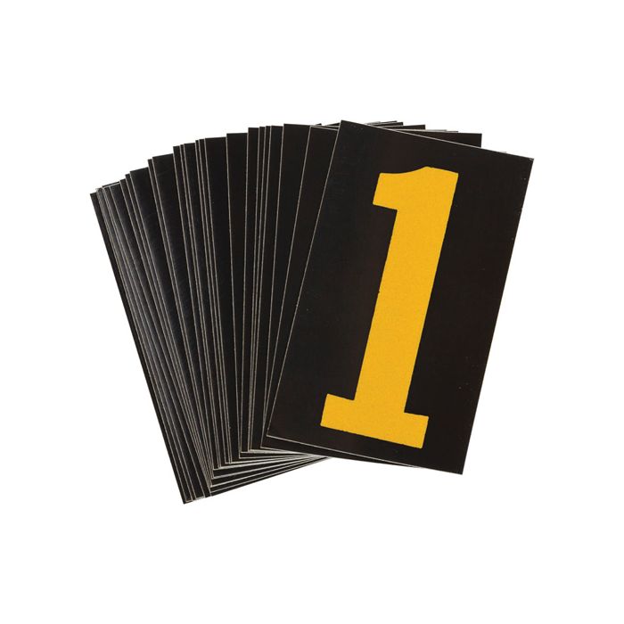 Reflective Individual Number and Letter Labels