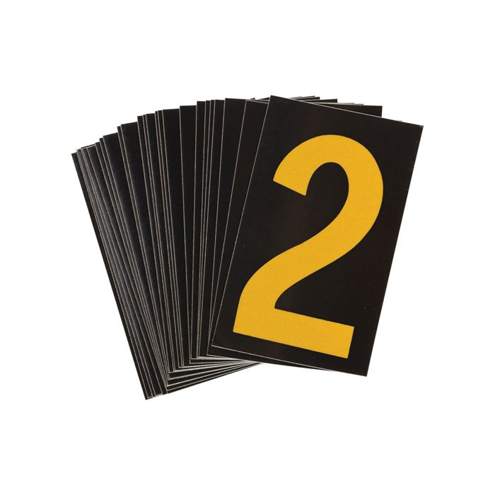 Reflective Individual Number and Letter Labels