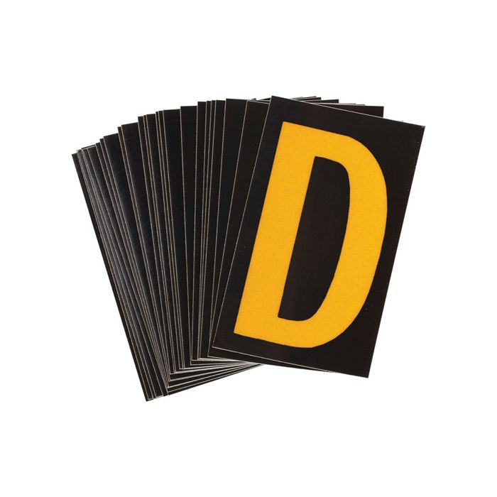 Reflective Individual Number and Letter Labels
