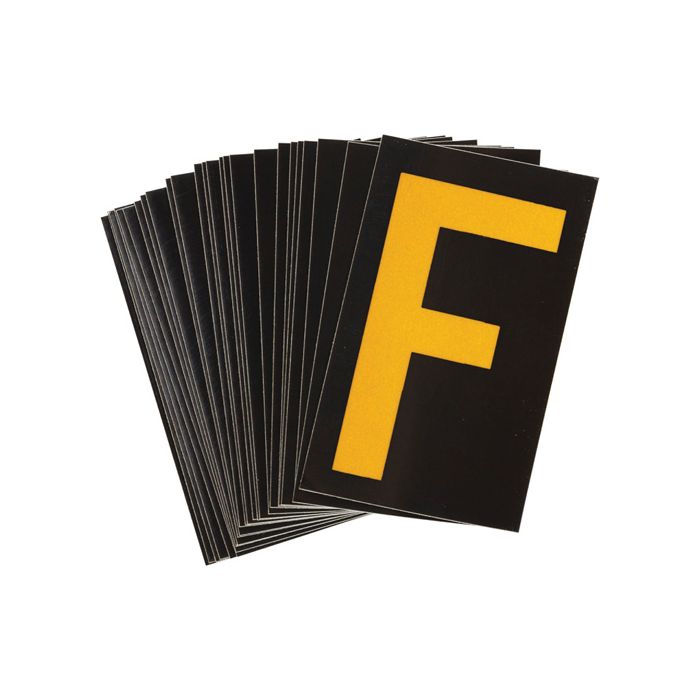 Reflective Individual Number and Letter Labels