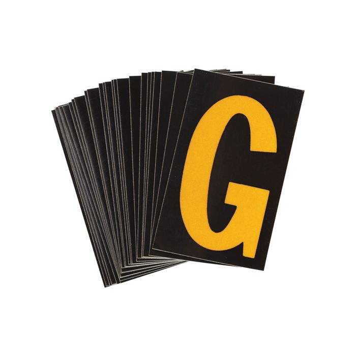 Reflective Individual Number and Letter Labels