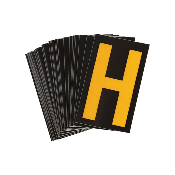 Reflective Individual Number and Letter Labels