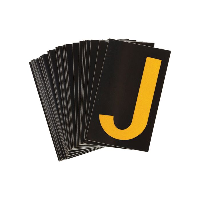 Reflective Individual Number and Letter Labels