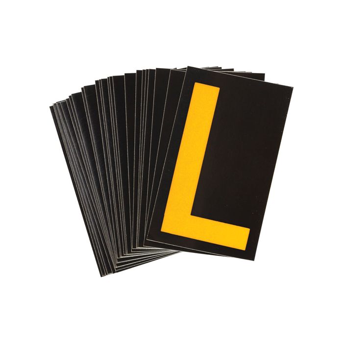 Reflective Individual Number and Letter Labels