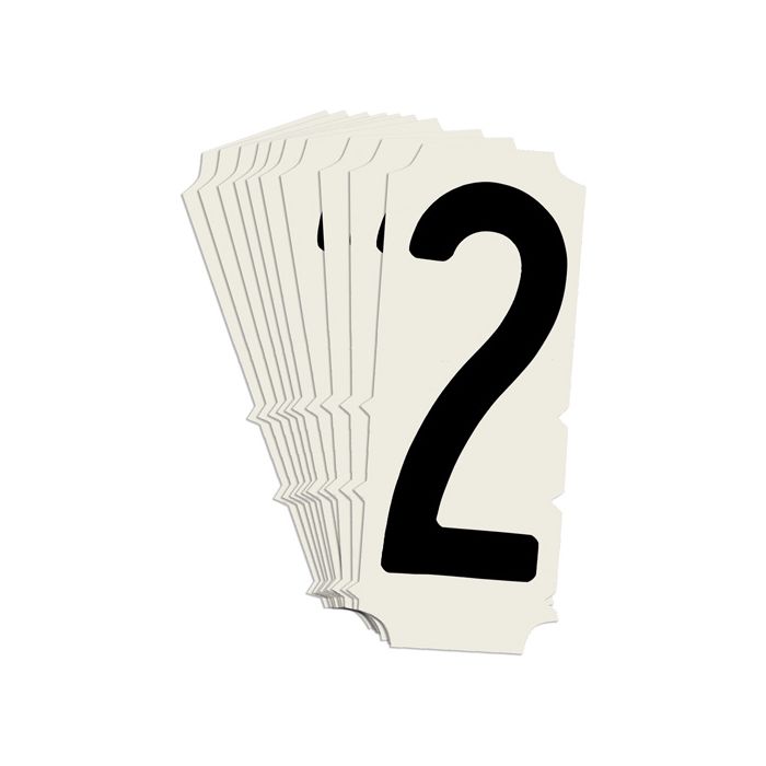 Condensed Quick-Align® Individual Gothic Number and Letter Labels