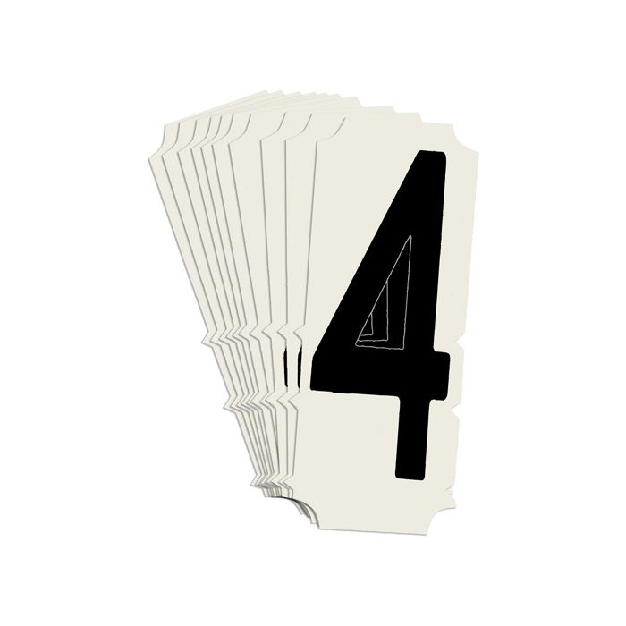 Condensed Quick-Align® Individual Gothic Number and Letter Labels