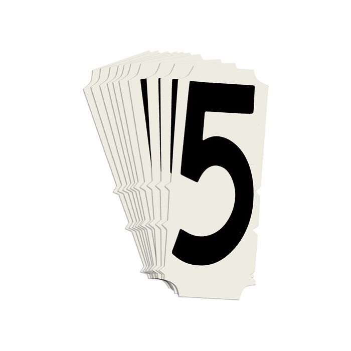 Condensed Quick-Align® Individual Gothic Number and Letter Labels