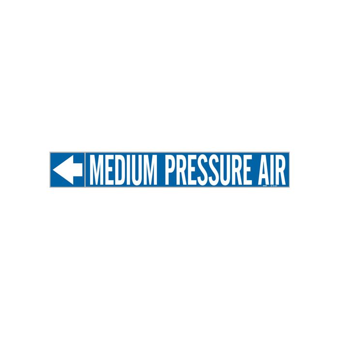 "Medium Pressure Air" Pipe Markers