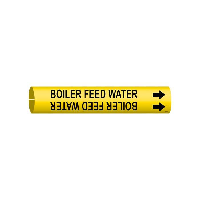 "Boiler Feed Water" Pipe Marker