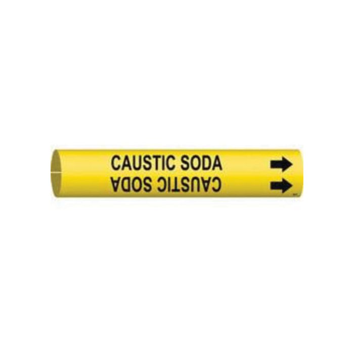 "Caustic Soda" Pipe Marker