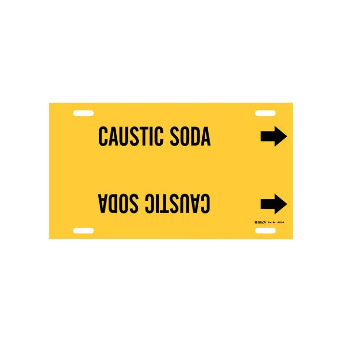 "Caustic Soda" Pipe Marker