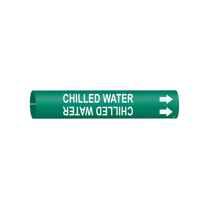 "Chilled Water" Pipe Marker