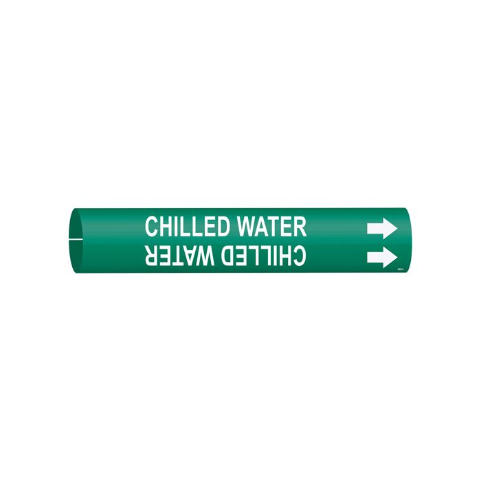 "Chilled Water" Pipe Marker