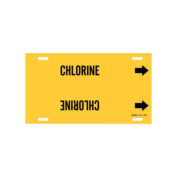 "Chlorine" Pipe Marker