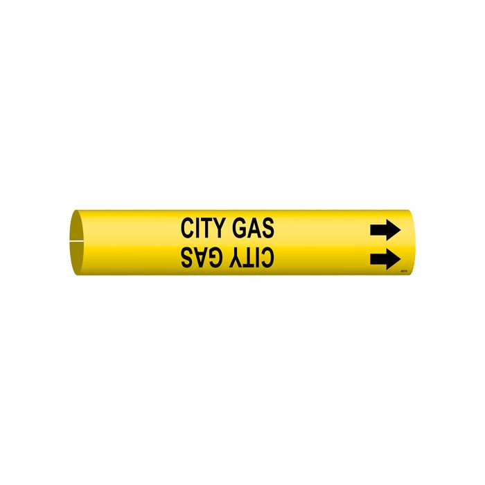 "City Gas" Pipe Marker