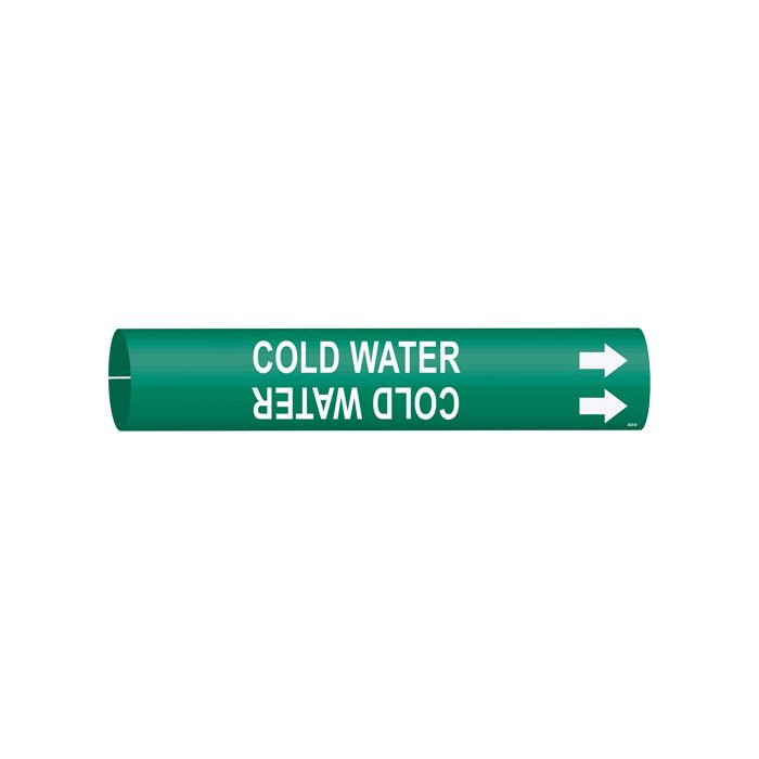 "Cold Water" Pipe Marker