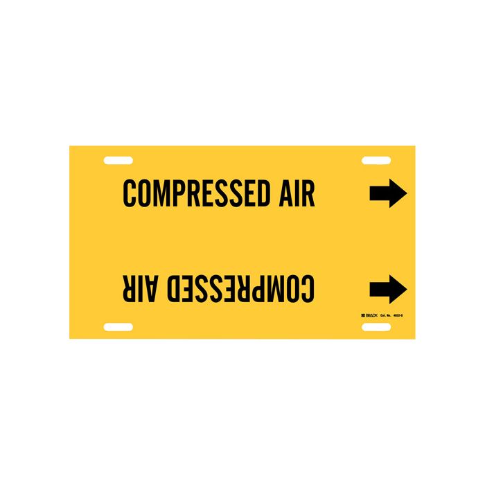 "Compressed Air" Pipe Marker