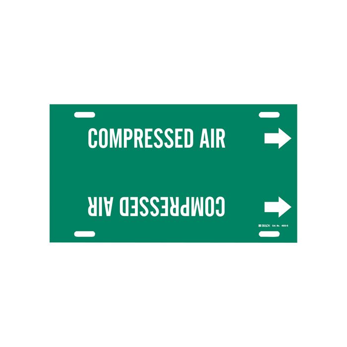 "Compressed Air" Pipe Marker