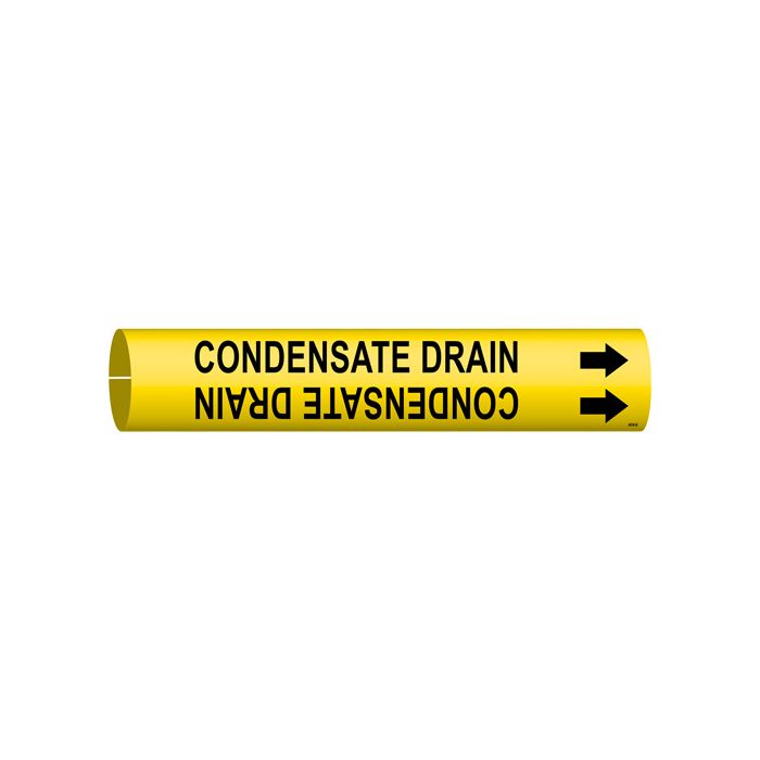 "Condensate Drain" Pipe Marker